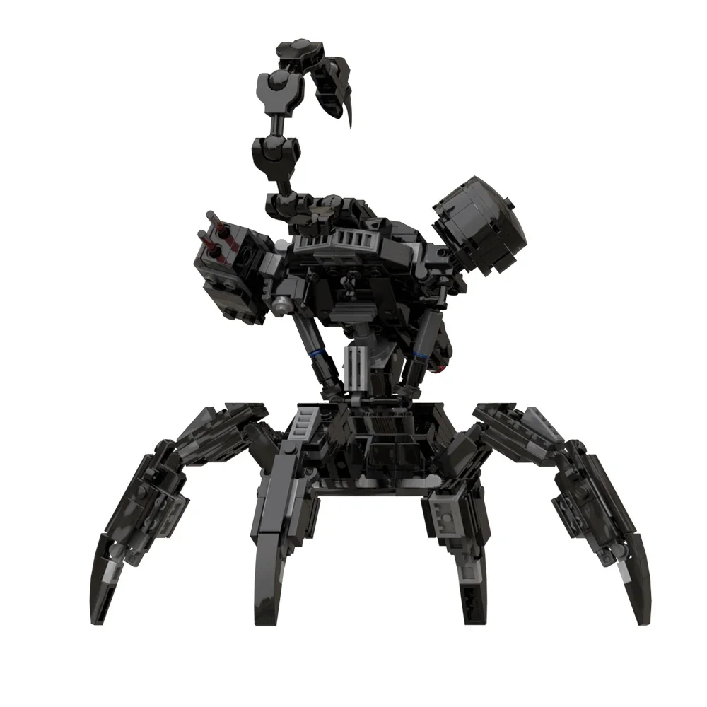 MOC Game Black Robot Corruptor War Machine Model Horizoned Zero-Dawn Watcher Building Blocks Kits DIY Kids Puzzle Toys Gift