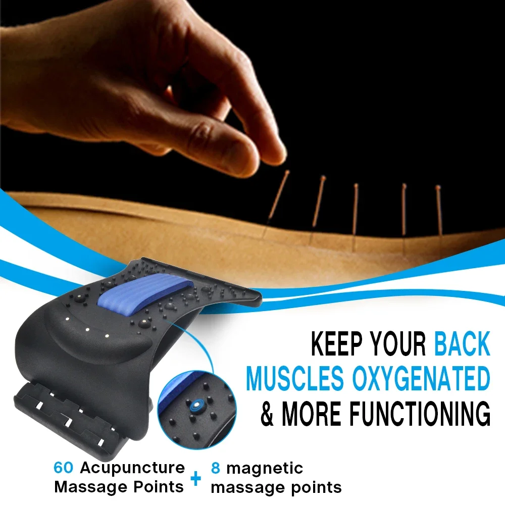 4 Level Neck Stretcher Adjustable Cervical Support Device Lumbar Vertebra Stretching Massager Muscle Relaxation Assistance Tool