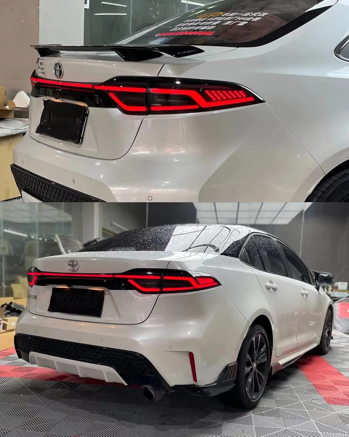 1 مجموعة الترا تعديل أضواء خلفية الجمعية لتويوتا كورولا 2020-2024 الدخان تعديل بدوره إشارة الجذع مصابيح الفرامل الخلفية #4