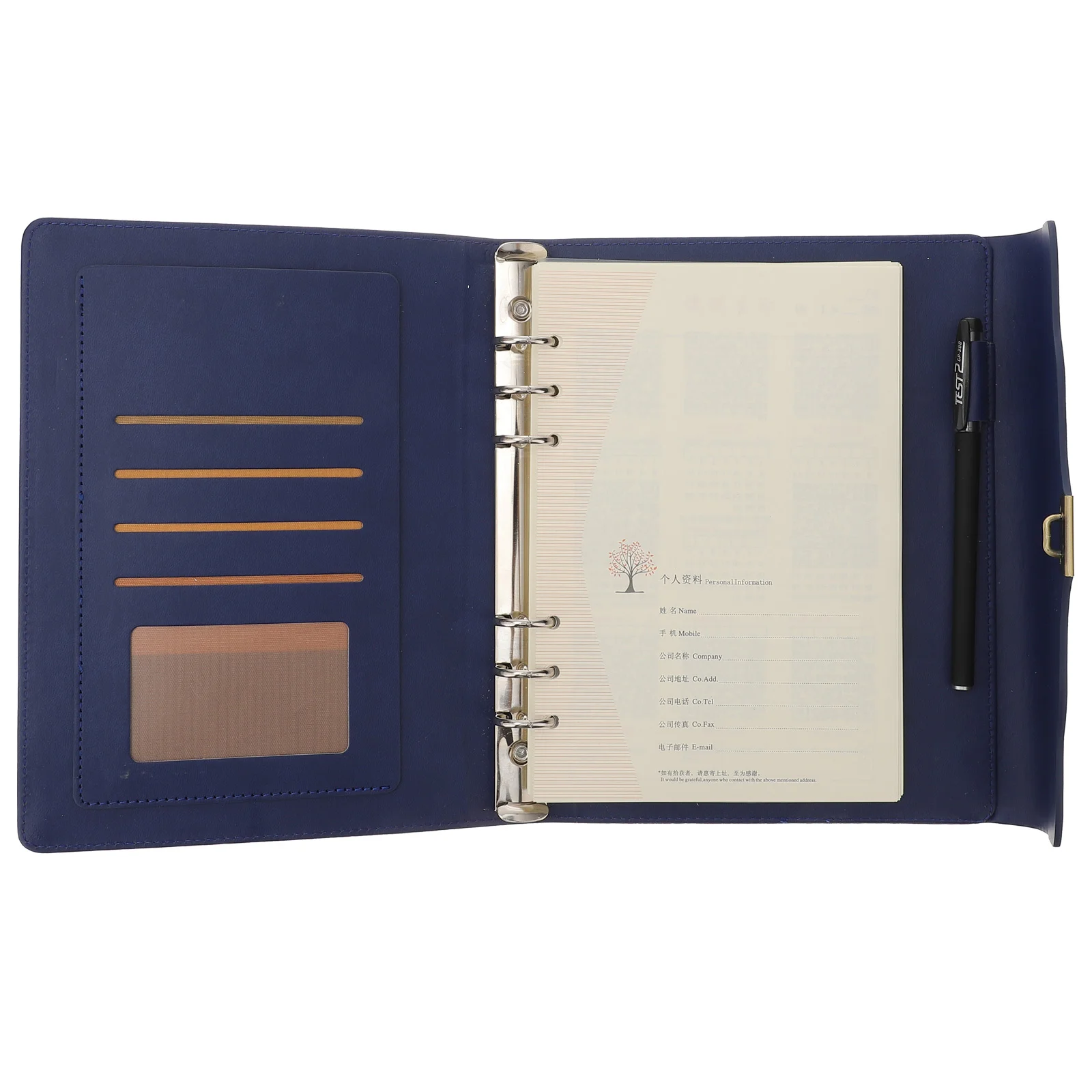 Notebook Pads A5 Password Notepad Locked Refillable Diary Journal with Combination Imitation PU Memo Office