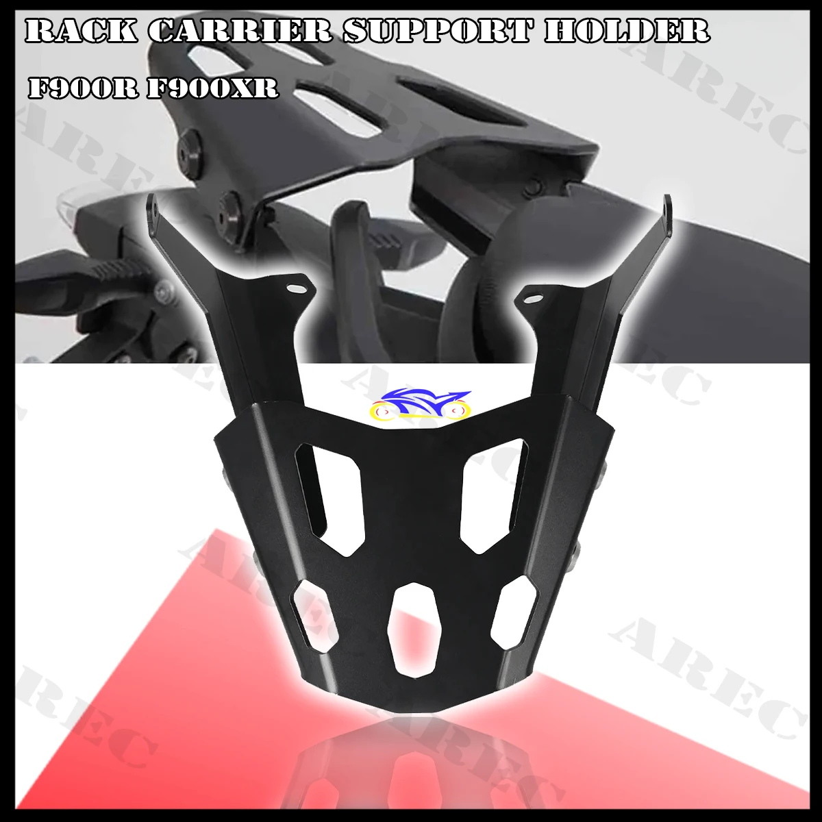 

For BMW F900XR F900R 2019 2020 2021 2022 2023 Motorcycle Rack Rear Trunk Frame Aluminum Alloy Rear Armrest Tail Wing Dedicated