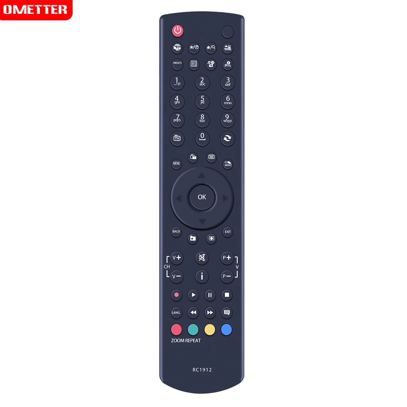 New RC1912 For Celcus TECHWOOD Polaroid Vestel Telefunken TV Remote Control 22167FHDDVD P48LED14 DLED32167HD