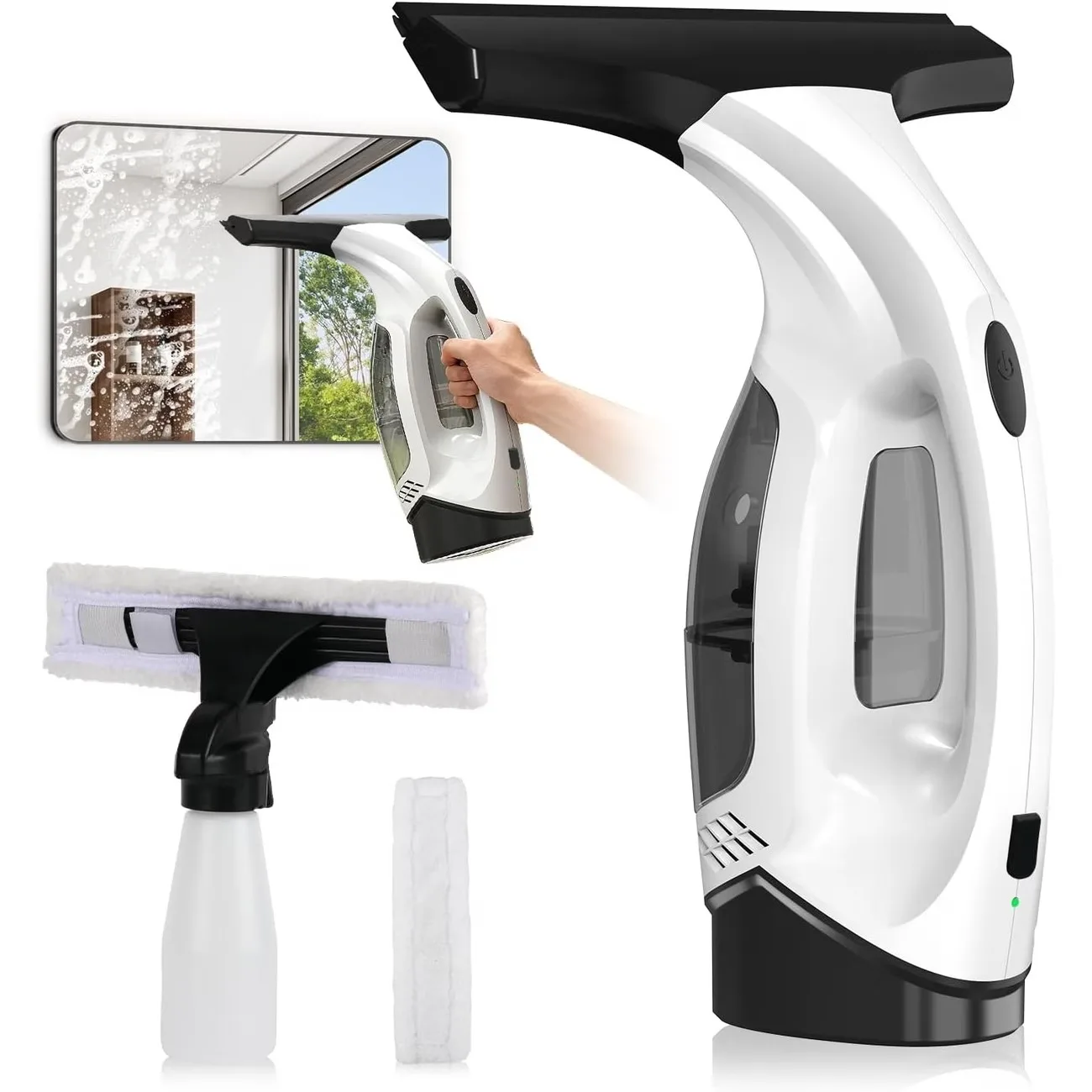 350000RPM Electric Air Duster LED Screen Vacuum for laptops