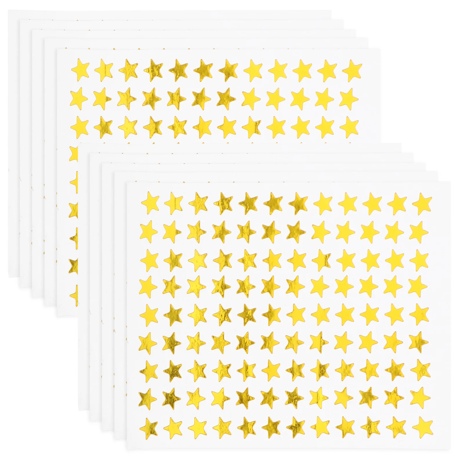 

Star Envelope Seals Stickers Incentive Encouraging Golden Removable Pentagram Prints