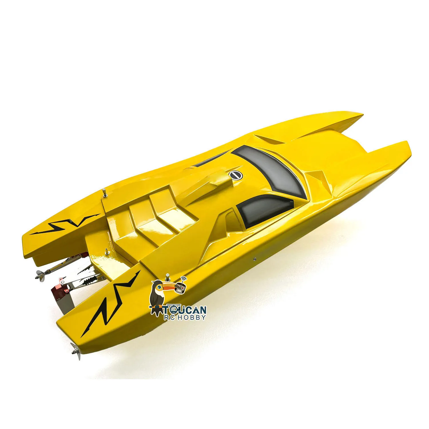 E53 ريفينتون الألياف الزجاجية PNP RC قارب سباق نماذج سفينة التحكم اللاسلكية عالية الأداء مع محرك ESC
