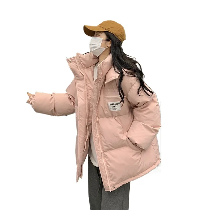 Thickened Cotton-padded Clothes for Women Winter Korean Version Loose Student Bread Clothes Short Jackets Trendy and Warm Jacket