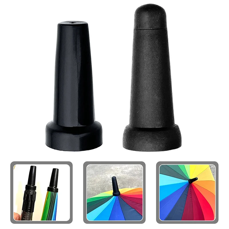

【Long-handled Umbrella Repair Parts Supply Accessories Tip Protector Replacement Tops Cover Professional Tips】