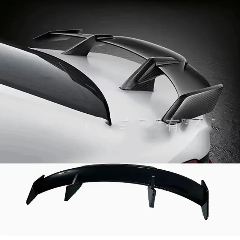 For BMW 2 3 4 series M2 G87 F87 M3 F80 G80 M4 G82 F82 Bright BlackSpoiler Tail fins Rear Trunk Spoiler Guide Wing Rear Wing