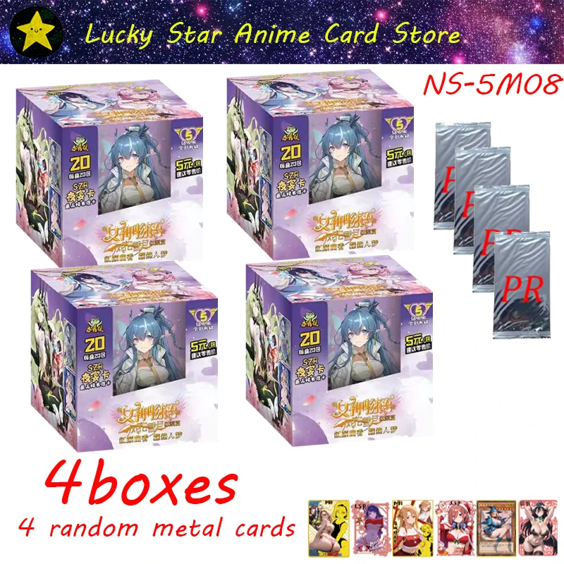 

Новая история богини Ns5m08 коллекционные карты рекламные пакеты Tcg Booster Box бикини редкие аниме настольные игры настольные карты