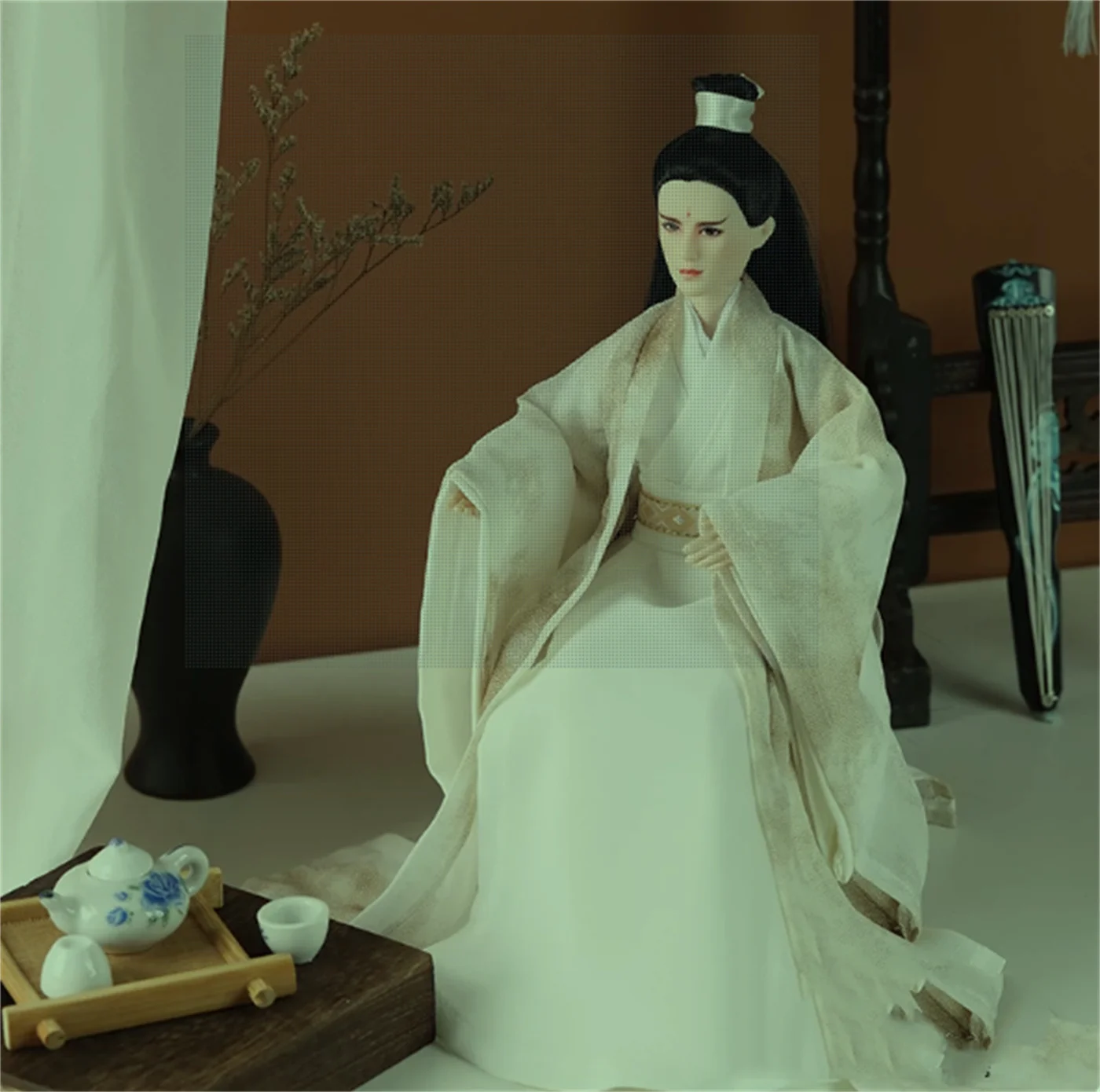 

Ancient Suit Outfit Long Dress 1/6 Scale Male Clothes Dress Hanfu Robe Doll Model Clothes for 12inch Action Figure Toys