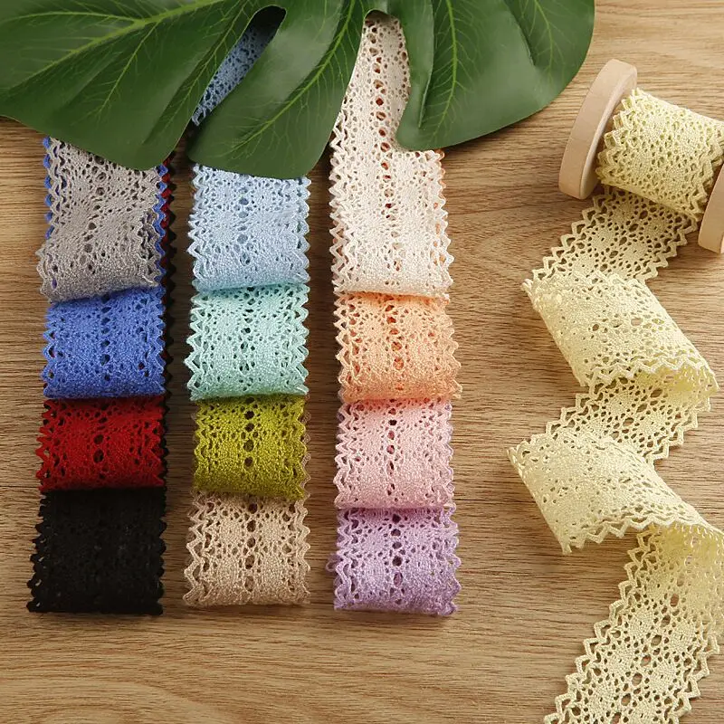 

10 Yards 40mm Hollow lace Ribbon DIY Hand Material Hair For Bows Clothing Shoes Hats Accessories Home Decoration Handicraft Belt