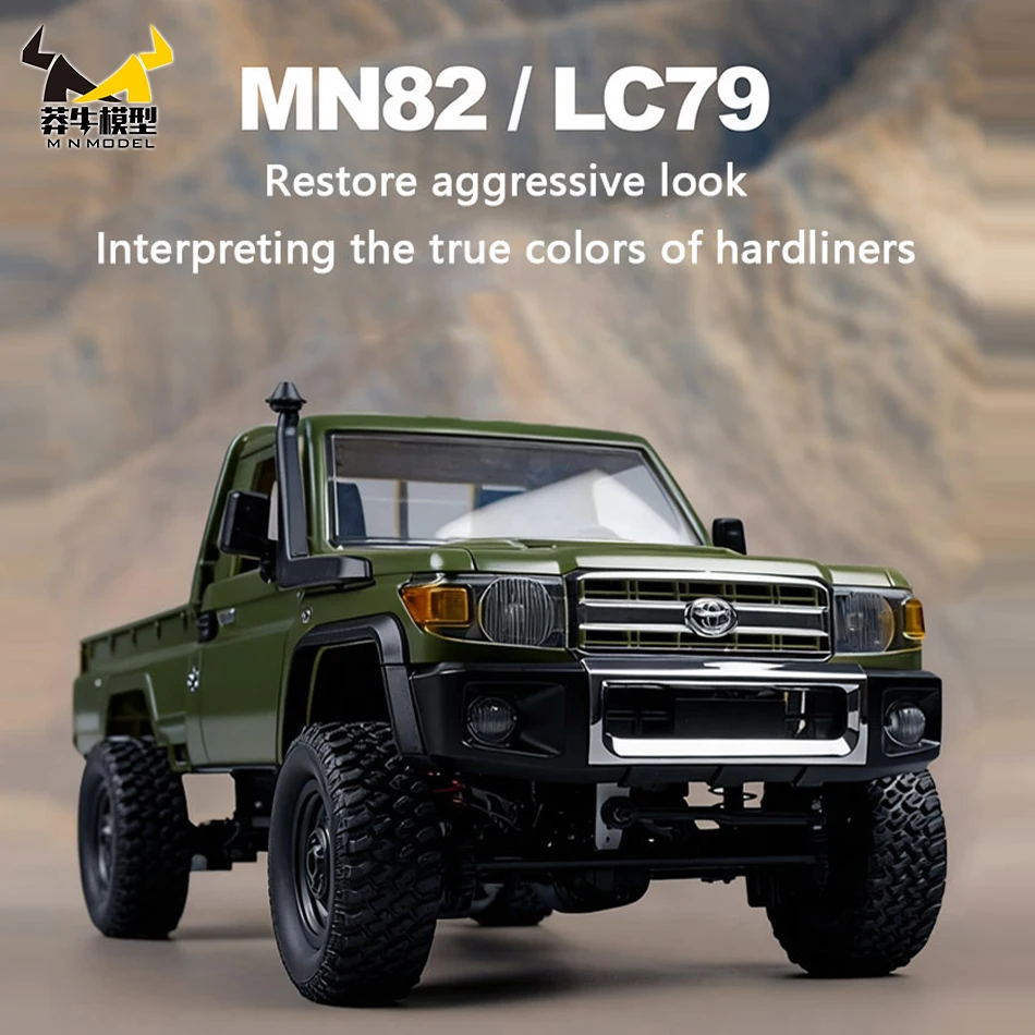 MN 모델 1/12 4x4 2.4G 원격 조종 등반 차량 전문가용 LC79 트럭 오프로드 차량 락 크롤러 전지형 픽업 장난감