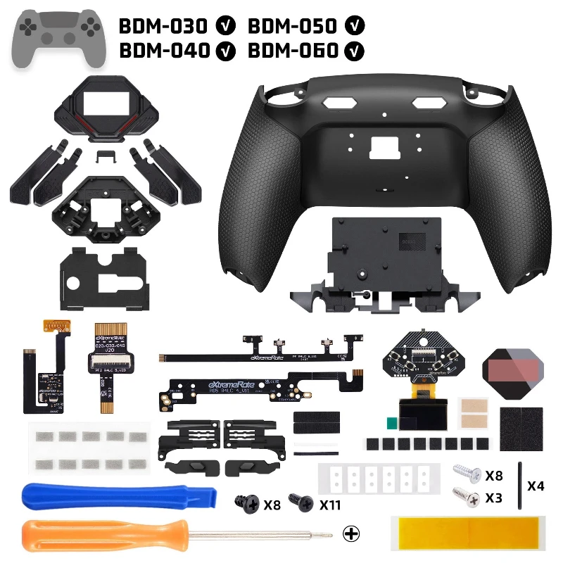 eXtremeRate SPARK Metal 4 Paddles Remap Kit For PS5 DualSense, OLED Display Clicky Trigger Stop Programmable Back Buttons - view 3