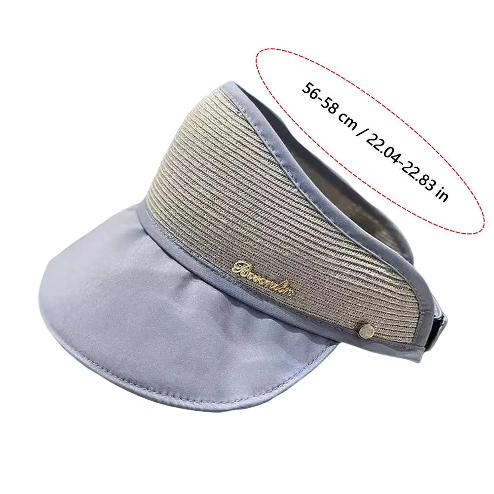 New Empty Top Duck Tongue Sun Hat For Women's Summer Outings Sunshade And UV Protection Modify Face Shape Travel Portable Hat