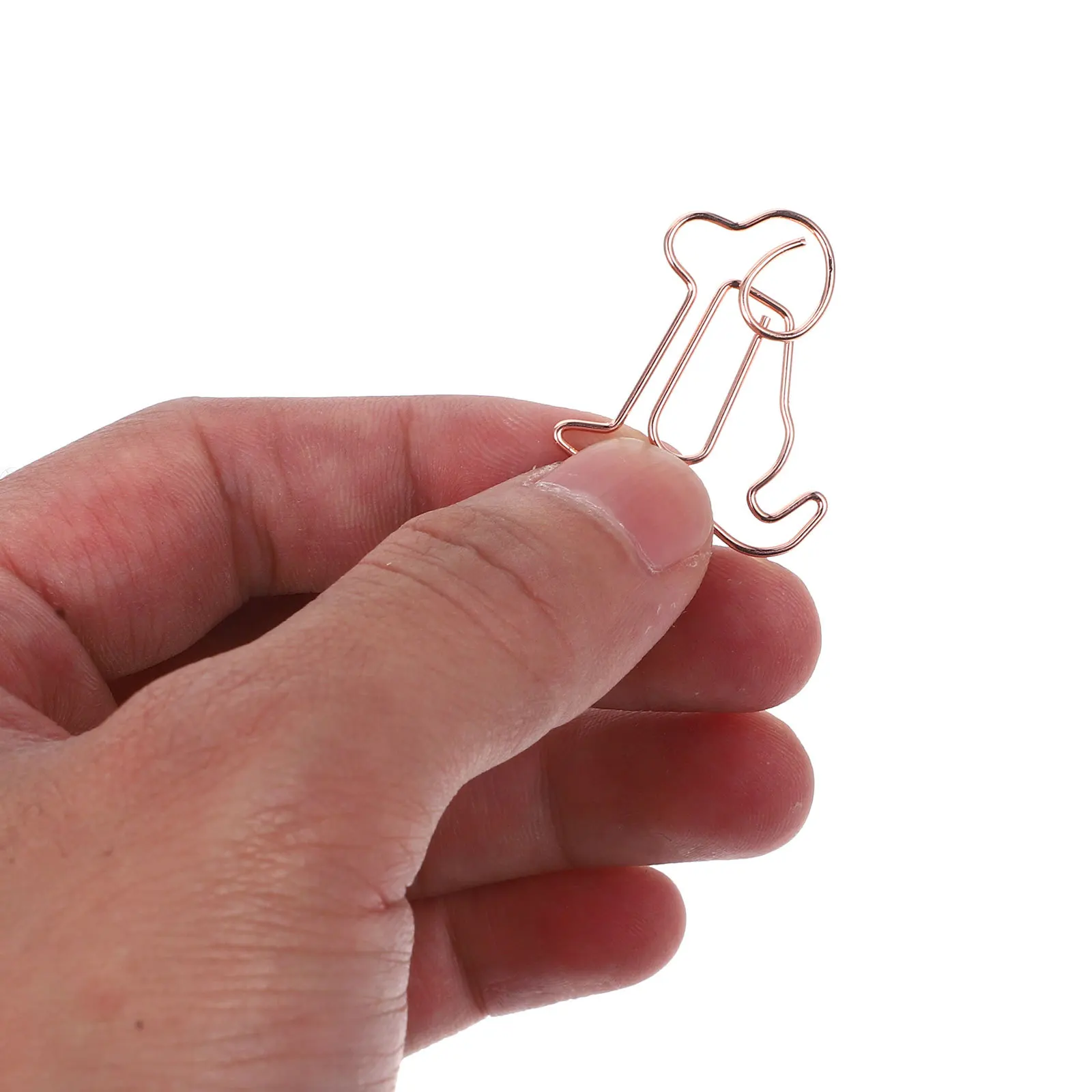 50pcs Multi-Color Bookmarks Adorable Paper Clips For Office School Document Fixing Cute Animal Shape File Clamps Practical Desk