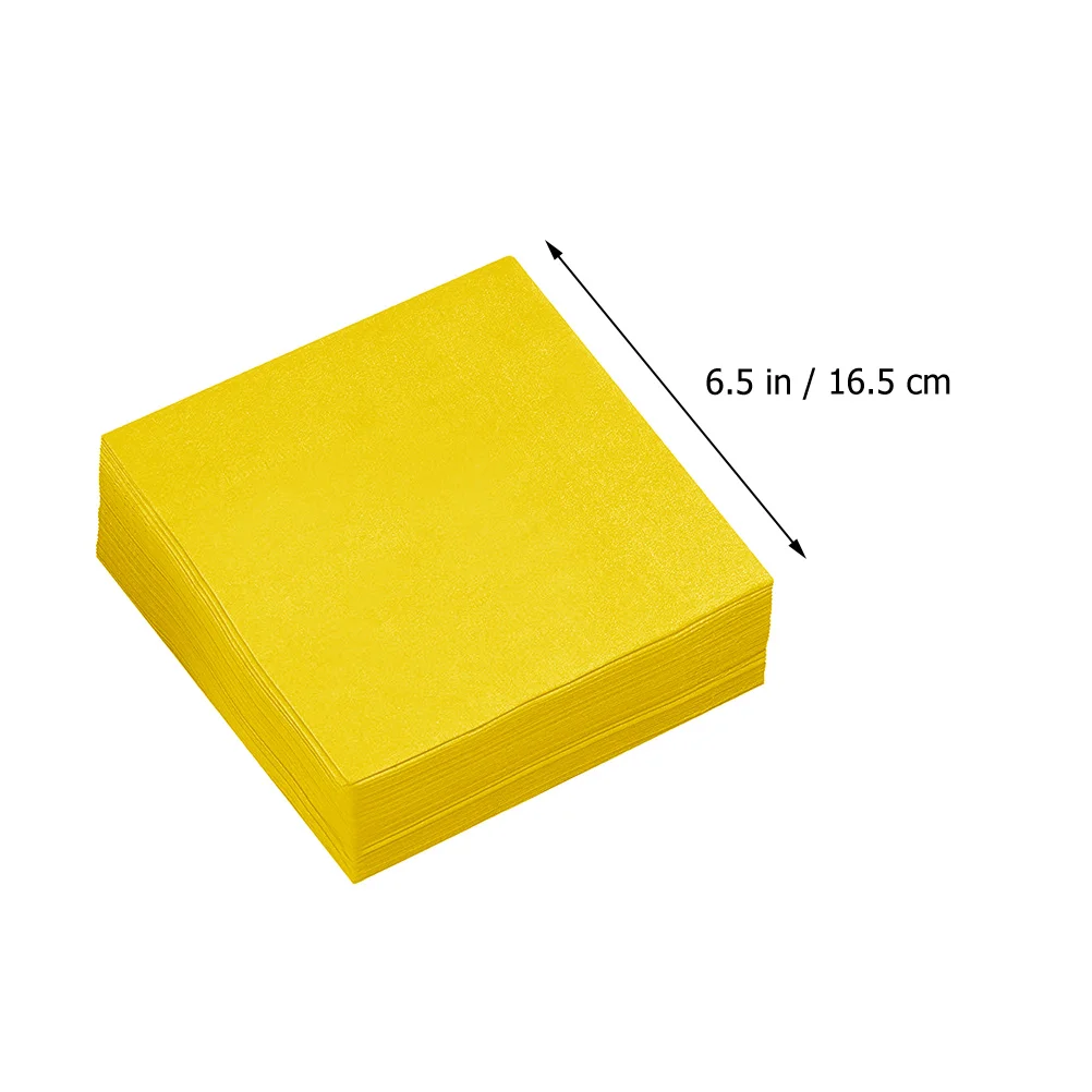 

80 Pcs Colorful Napkins Soft Thicken Tissue Birthday Disposable Supply Raw Pulp Wood Holiday Table