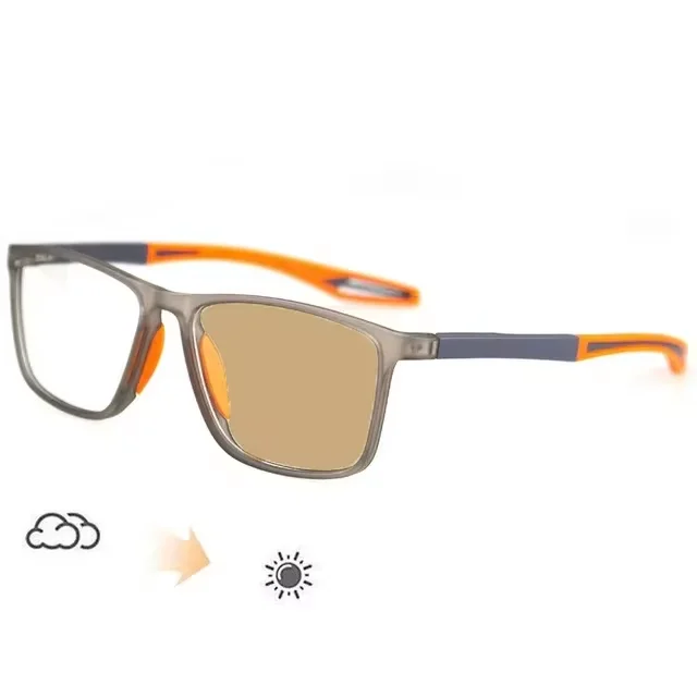Männer Ultraleicht Photochrome Gläser TR90 Rahmen Myopie Brillen Frauen Männlich Vintage Farbwechsel Sonnenbrille Brillen 0 Bis -4,0