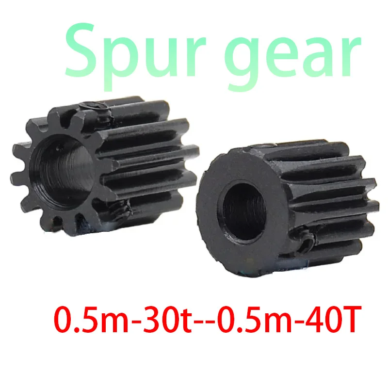 

1Pcs 1 Mod Pinion Gears Bore 5/6/8/6.35/10mm Motor Gear 0.5M 30T 32T 34T 42# Steel Blackening Mechanical Transmission Spur Gear