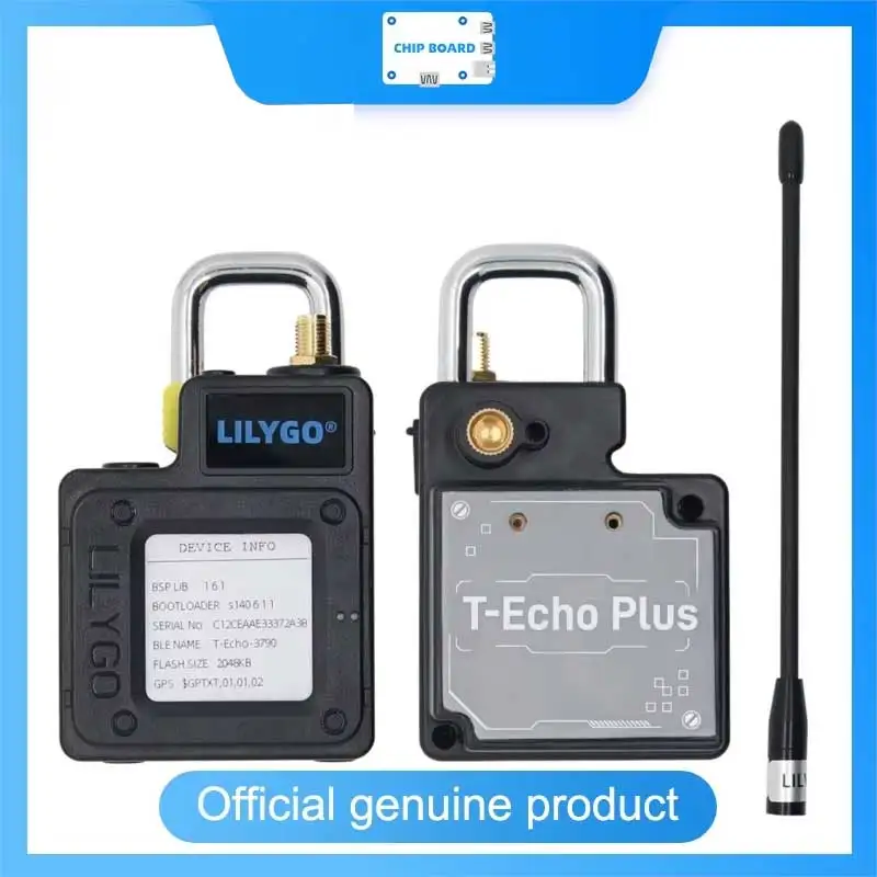 T-Echo PLUS LoRa Wireless Module Based on nRF52840 with SX1262 (433/868/915MHz), Integrated GPS, 1.54