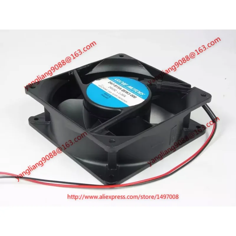 

NMB-MAT D47-B15A-05W3-000 DC 24V 0.30A 2-wire 120x120x38mm Server Cooling Fan