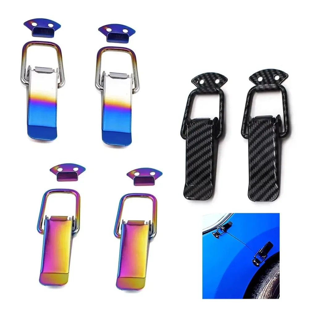 Universal Security Hook Lock Clip Kit Bumper Quick Release Hook Lock Clip For Racing Car Truck Accessories