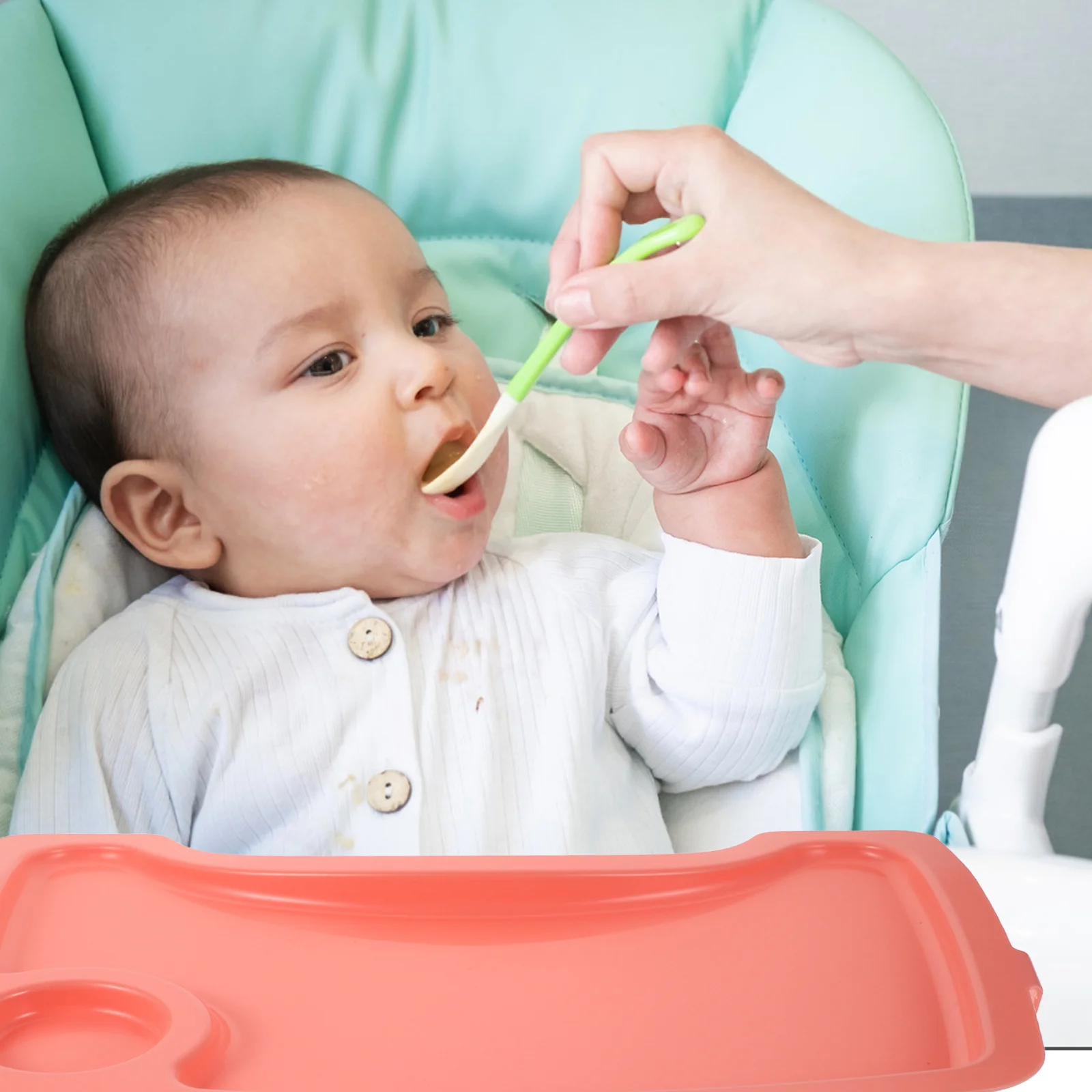 Baby Feeding Tray Universal High Chair Attachment For Toddlers Infant Removable Easy Clean Dining Restaurant Use