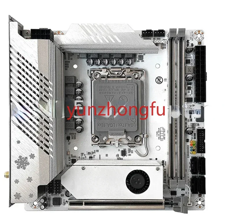 Motherboard LGA 1700 Support 12th 13th DDR4 3200mhz RAM Latest mini  itx B760i-Snow Dream