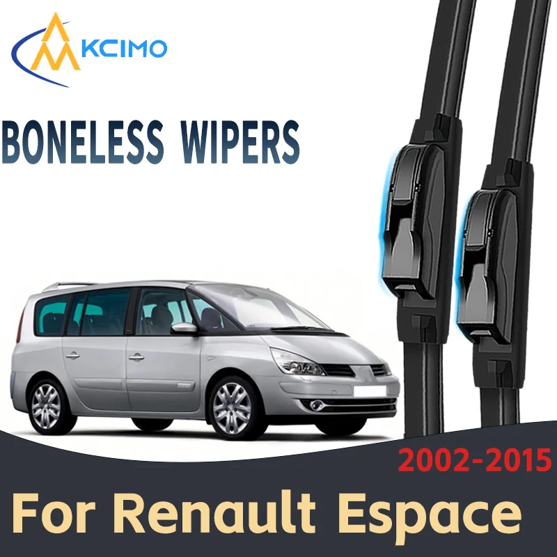 

Original Quality 2pcs for Renault Espace IV 02-15 Wiper Blades Ultimate Silent Efficient Windshield Cleaners OE Standard Rubber