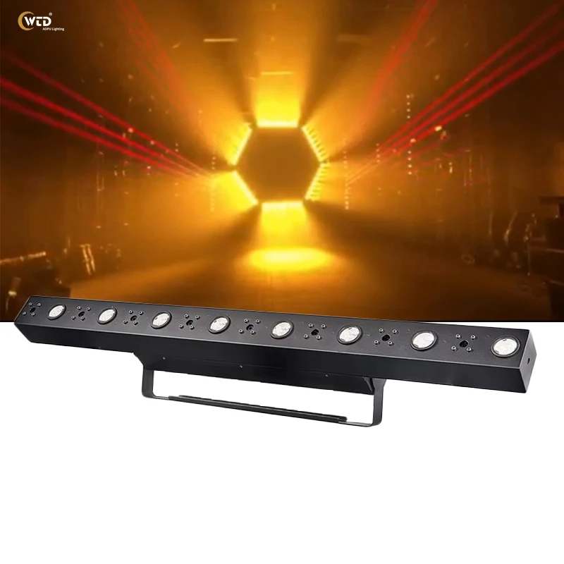 8x3W Warm White Laser LED Pixel Matrix Bar Light For DJ Club Disco Party Wedding Events Concert Project