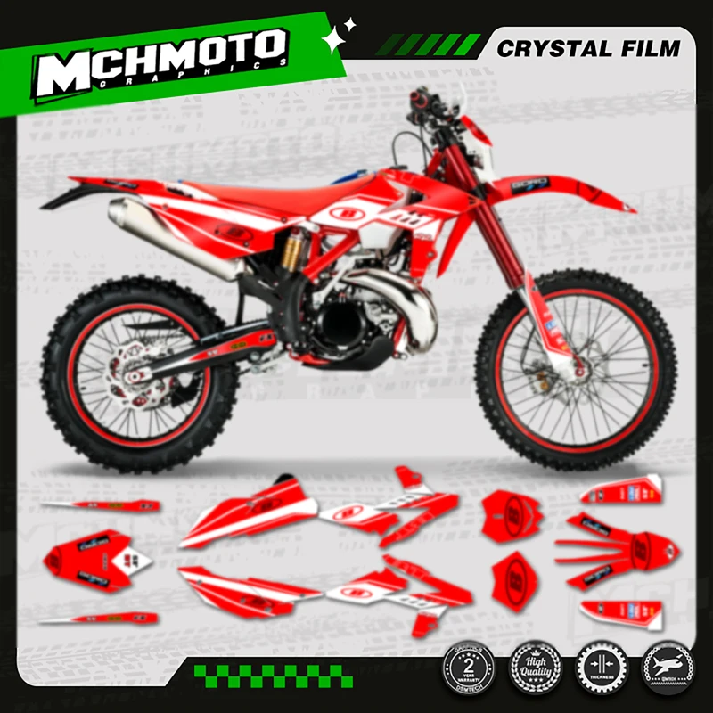 MCHMFG Motorcycle Team Motorcycle Decal Stickers For Beta RR 2013-2017 2013 2014 2015 2016 2017250 300 350 -005