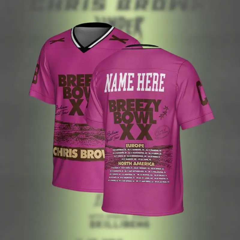 

2025Chris Brown Breezy Bowl Tour Global Reform Chris Brown Merch Breezy Ball Merch Reforming Breezi Bowl Merch Motocycle T-shirt