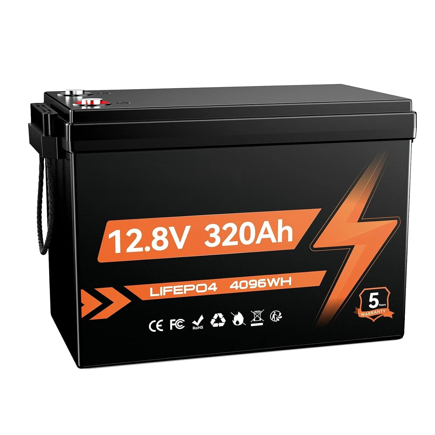 12V 320Ah LiFePO4 Lithium Battery, 12 Volt 300Ah+ Lithium Batteries with 200A BMS, EV Grade A+ Battery Cells,, Customized