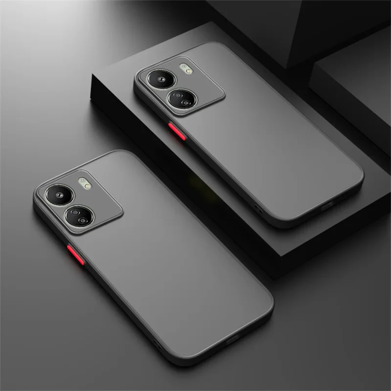 Luxury Shockproof Phone Cases For Xiaomi Redmi 13C 14C 12C 12 10C 10 9C Armor Silicone Case For Redmi 13C 12C 12 14C Matte Cover