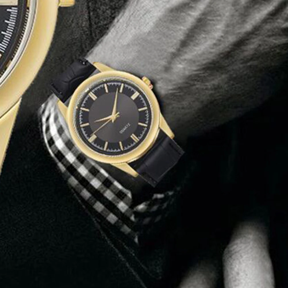 

1 pc Men Watches Premium Strap Stainless Steel Buckle Mechanical Movement Watch For Father Husband Gift