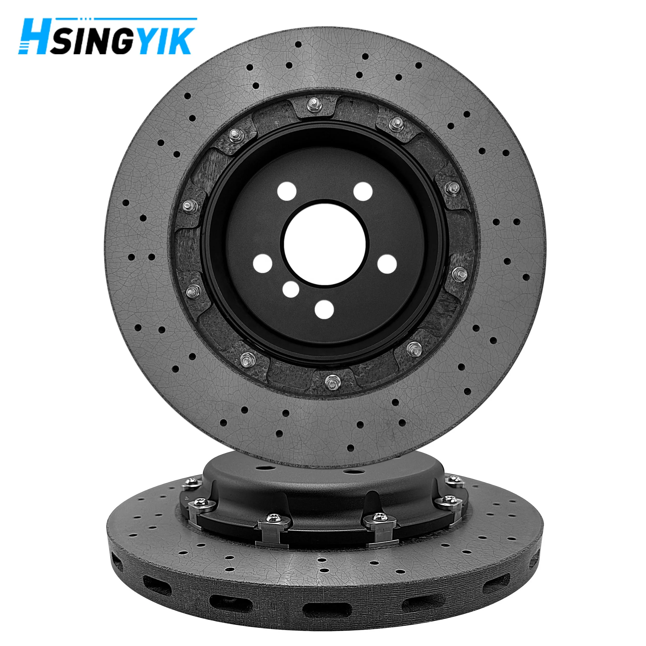 Hsingyik Bigger Size Rear Carbon Ceramic Brake Disc for Bmw 428IX F40 2013 355X28MM