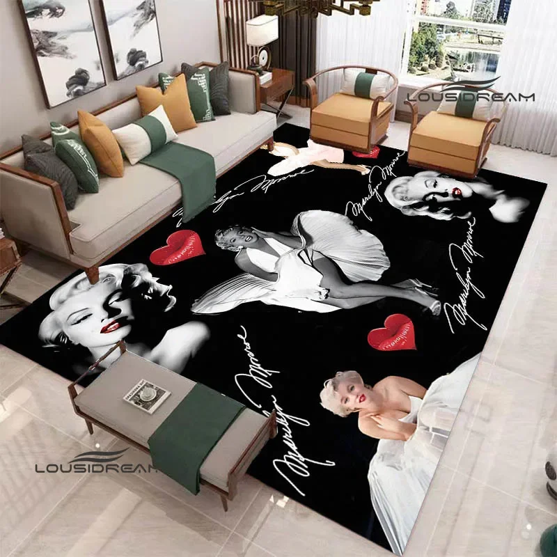 Marilyn Monroe Printed carpet non-slip carpet rugs for bedroom area rug Home room decor rugs living room birthday gift