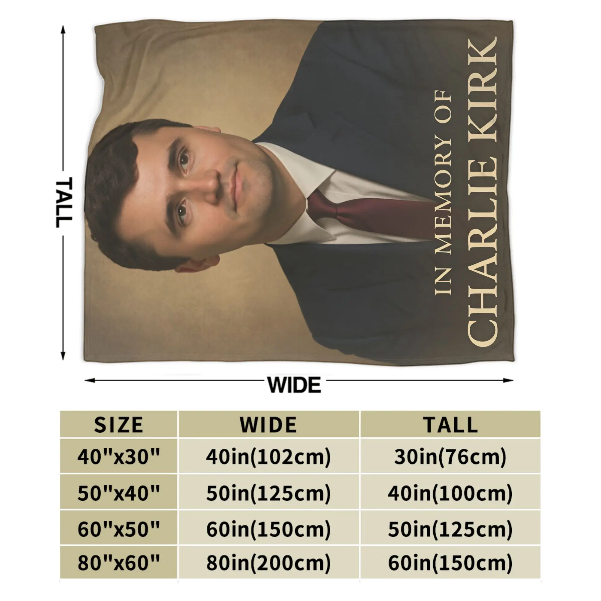 في ذكرى تشارلي كيرك البطانيات الملائكية الدافئة لينة أفخم رمي بطانية للفتيات الفتيان غرفة المعيشة الفانيلا المفرش #6
