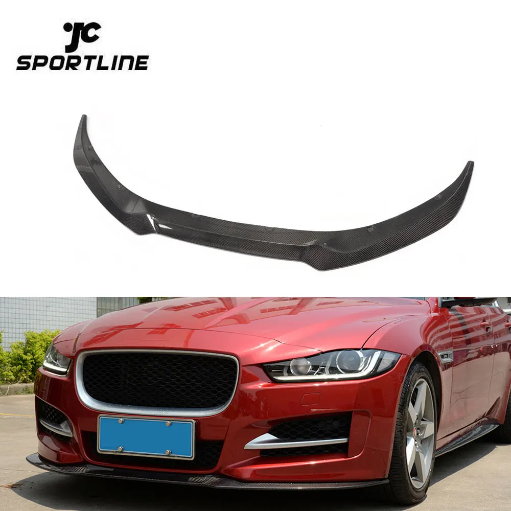 

Carbon Fiber Bumper Front Lip Spoiler for Jaguar XE 2015 2016