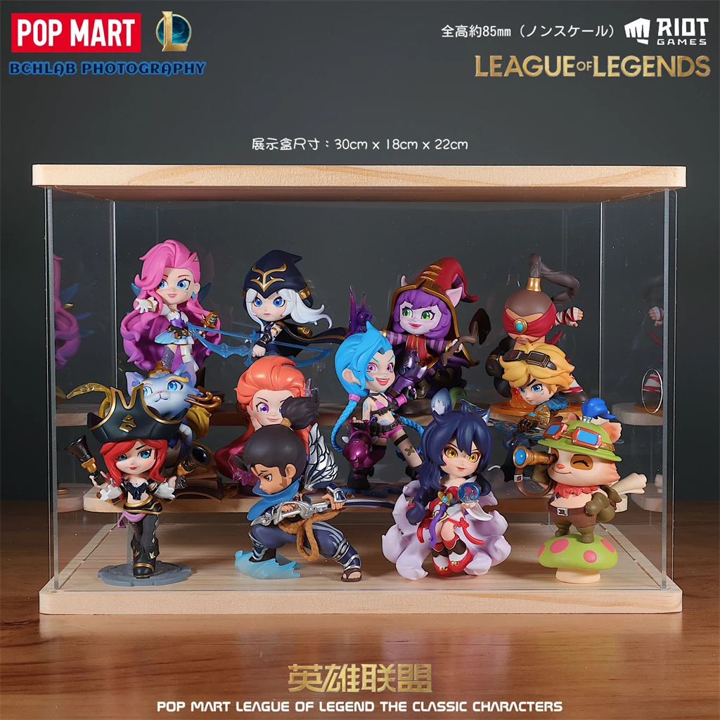 

New In Stock Original League of Legends Animation Game Peripheral Toys Ahri Ezreal Zoe Yasuo Teemo Anime Figure Model Toys Gifts
