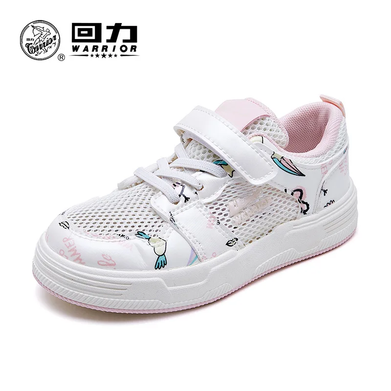 

Breathable PU Leather Kids Mesh Sneakers 2025 Latest Summer Style Breathable Sports Board Shoes for Boys and Girls