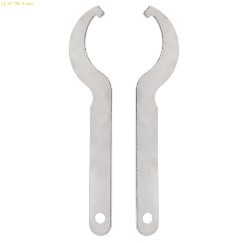 W3JE Antislip Hook Motorcycle Rear Shock Absorbers Wrench Compact Tool For Smooth Suspension Maintenance And Motorcycle Care