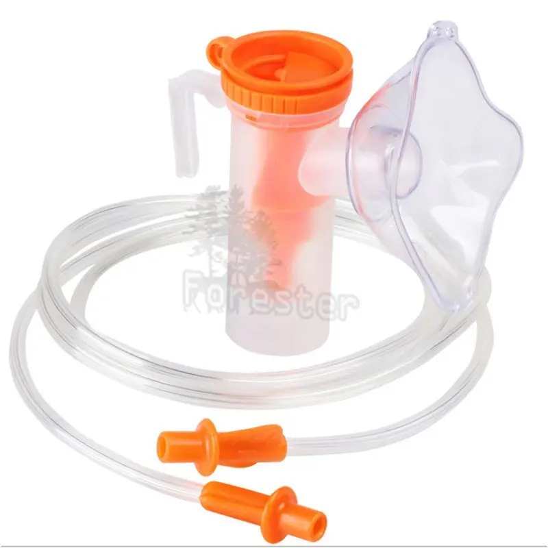 Disposable Portable Nebulizer Kit Filter Spray Cup Kits Mouthpiece Nebulization Oral Tube for Adults Children Animal Dog Cat