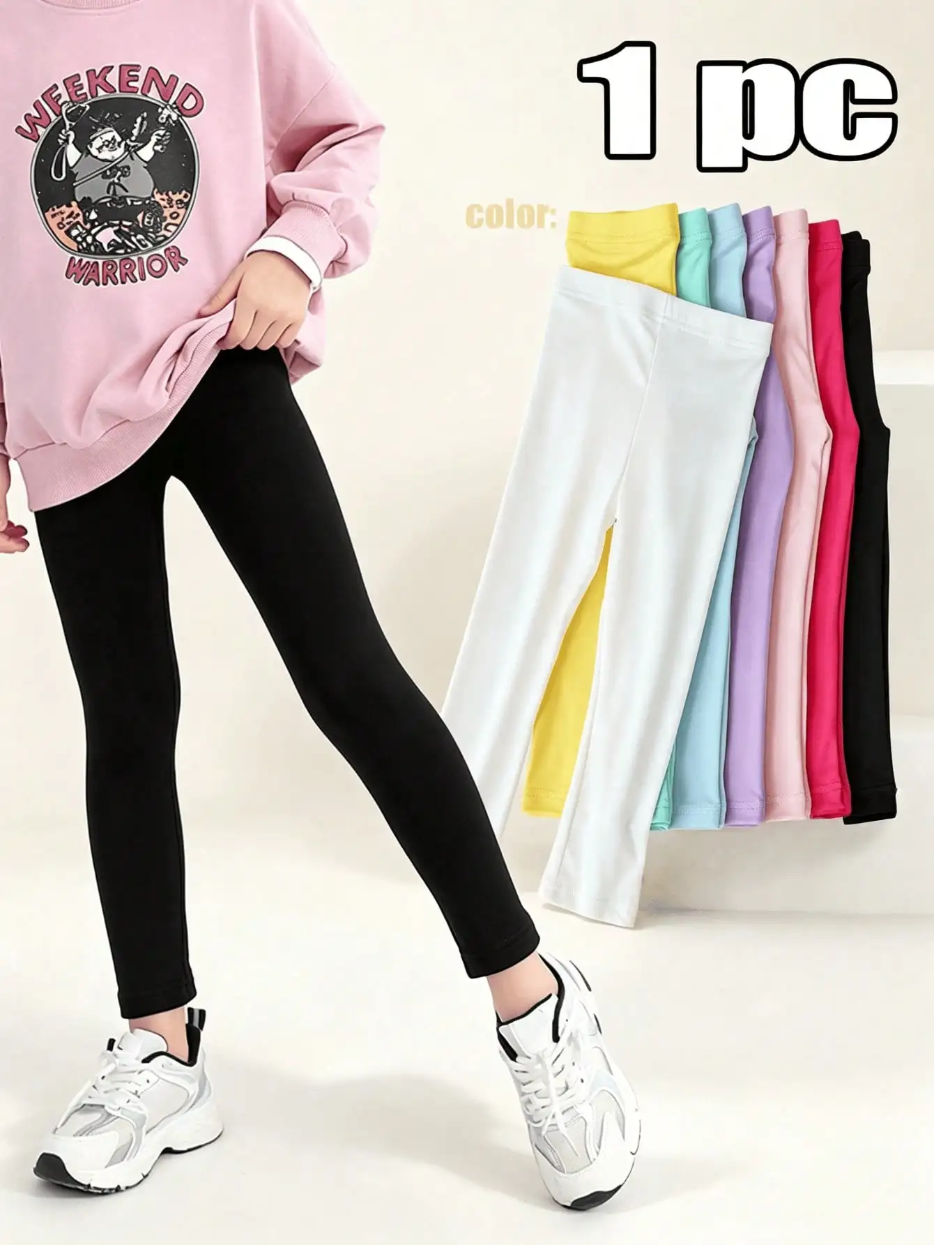Fall 1pc Kids Teen Baby Girl Classic Versatile Spring/Summer Thin Breathable Slim Tights, Size Runs Small for Halloween Christma