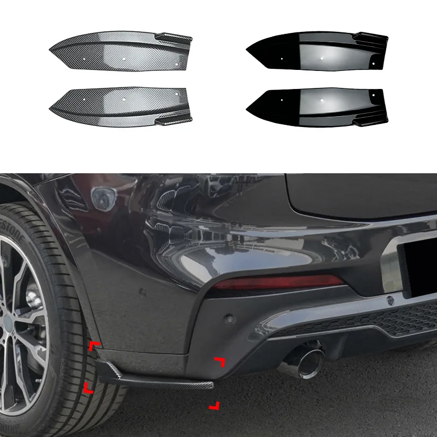 

Applicable to BMW X4 G02 M Sport 2018-2021 rear bag corner wind cutter car sticker exterior modification