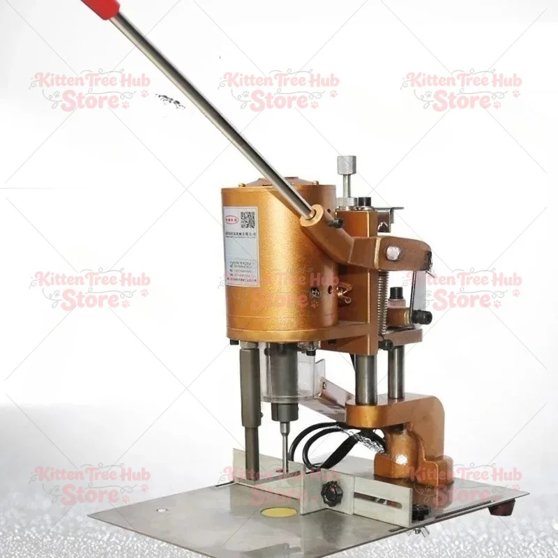 Upgrade Electric Tag Punching Machine 220V/180W Single Round Hole Loose-Leaf Voucher Paper Desktop Punching And Punching Machine