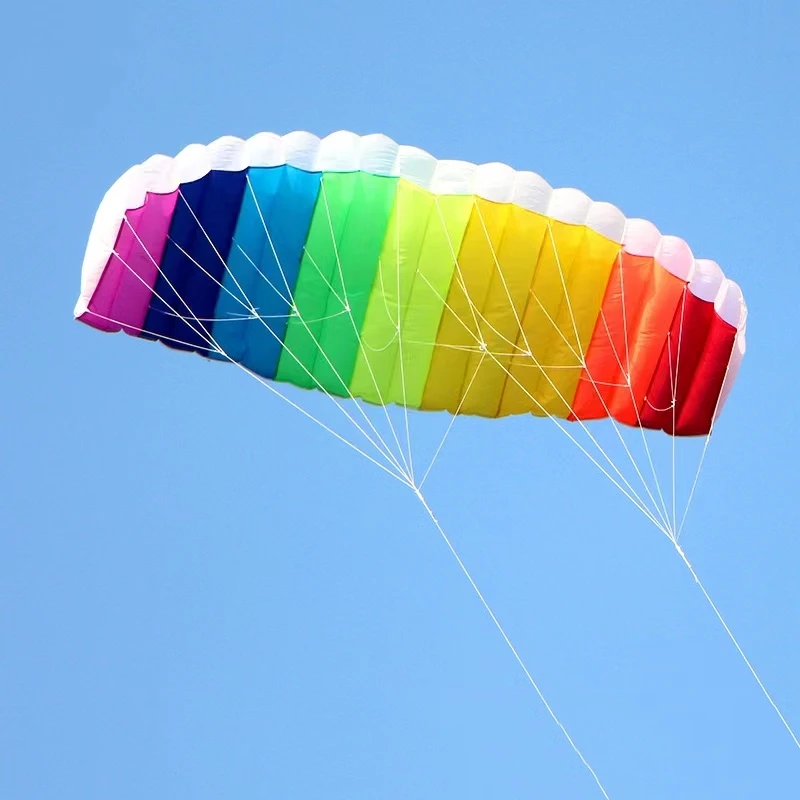 Nouveau kitesurf débutant double ligne cascadeur cerf-volant cerf-volant de plage parafoil parachute surf cerf-volant de sport cerf-volant professionnel série koi