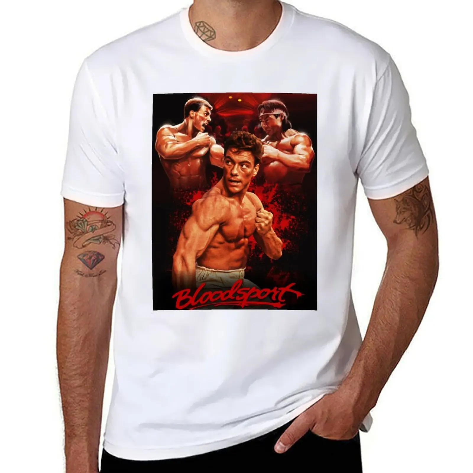 

BLOODSPORT T-Shirt t shirts for man cotton man graphic t shirt T-Shirt