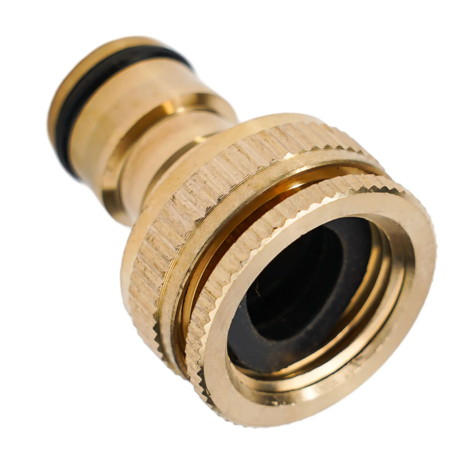 Messing/Schlauch * Wasserhahnanschluss 3/4" 1/2" Gewinde Garten Schnellanschluss Wasserrohradapter Buchse und Außenstecker Gartengeräte