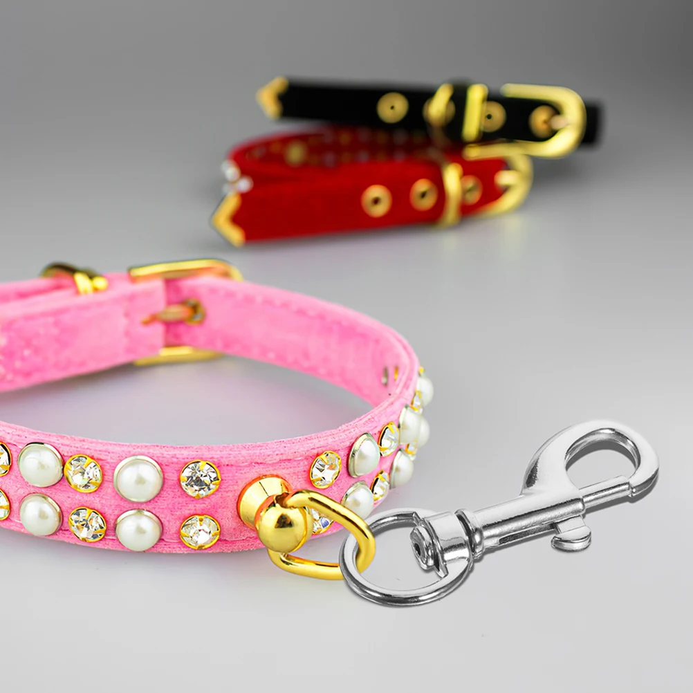 

40Pcs Metal Dog Leash Clasp Heavy Duty Snap Hook Clips for Pet Leashes Backpack Buckles Gate Latches DIY Craft Projects Moving