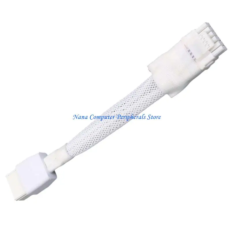 F68C White Braided Design 8Pin to 16Pin Power Cable Graphics Card Supply for 4090